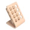 12 Holes 15ml Wooden Essential Oil Bottle Display Stand For Polish Bottles Storage Rack Holder view 1