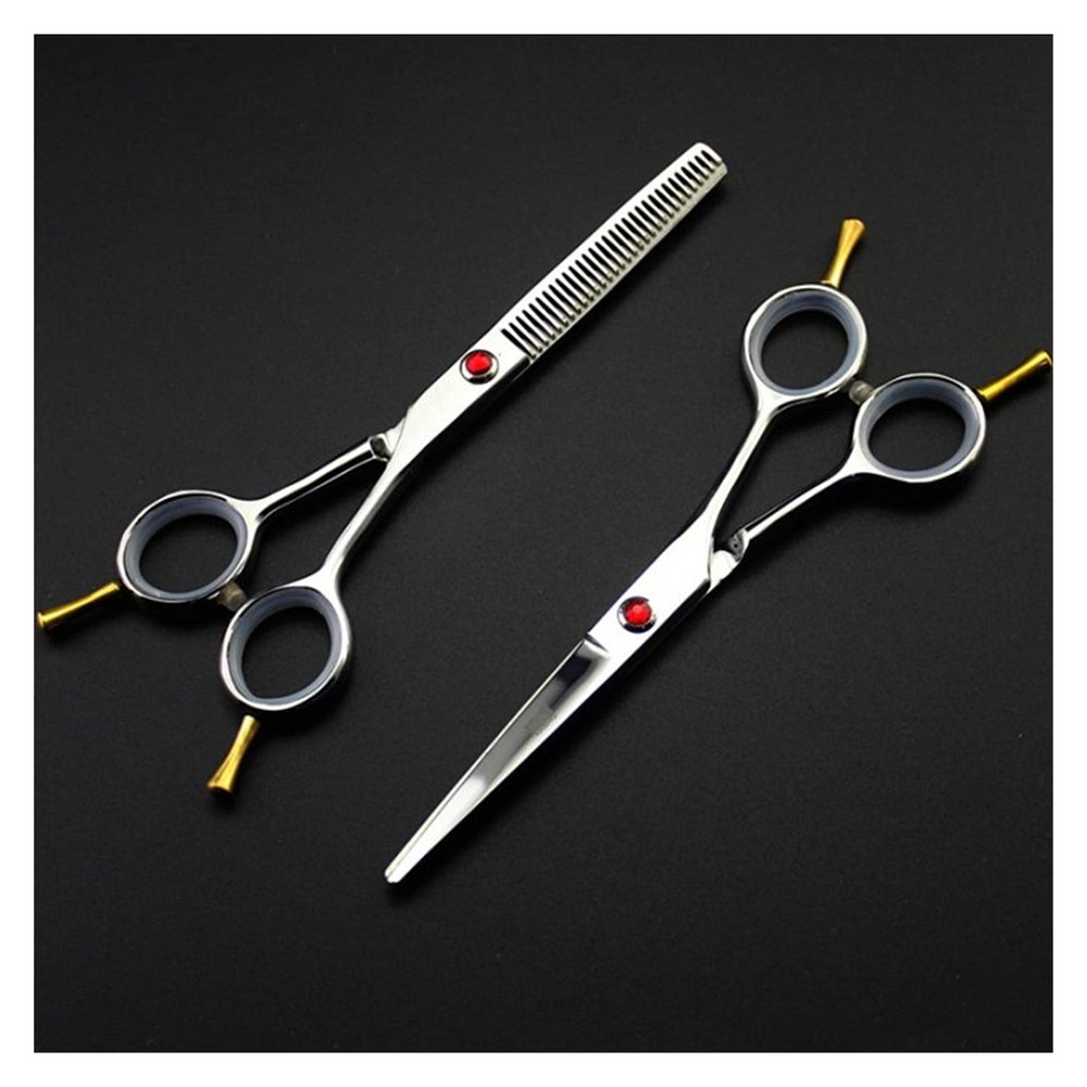 5.5 Inch Beauty Scissors,Haircut and Haircut,Thinning Scissors,Hairdressing Scissors,Stainless Steel Scissors Hair Cutting Shears(Thinning Scissor) (Set) (Set)