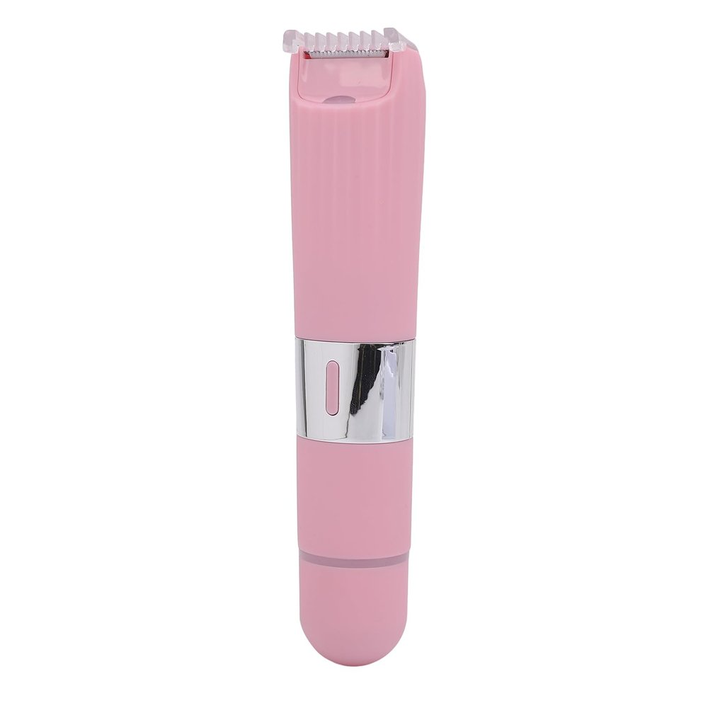 Electric Body Hair Trimmer Women Dual Head Comfortable Hair Removal Mini Size Lightweight Design ABS Material