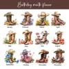 Custom Name Cowgirl Boots Compact Mirror with Birth Flower for Women Girls Mom Bridesmaid Gifts Travel Makeup Mirror Personalized Pocket Mirror Small Hand Mirror Portable Cosmetic Make Up Mirror view 4