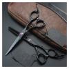 2 6-Inch Wave Hair Scissors,Set Haircut Thinning,Hairdresser'S Scissors,Flat Scissors,Tooth Scissors Hair Cutting Shears view 3