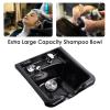 Sink Hair Washing | Shampoo Sink Hairdresser Basin Black,Portable Shampoo Basin, Salon Equipment, Salon Shampoo Bowls Beauty for Barbershop Hair Stylist view 4