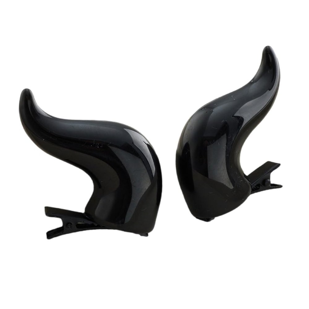 1 Pair Devil Horn Hair Clip for Halloween Cosplay Costume Accessory Horn Hair Pin Adult Anime Props Dressingup Headwear