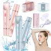 Beauty Bloom Electric Razor, Beauty Bloom 2.0, Beauty Bloom Trimmer, Beauty Bloom Razor for Women, Comfort 2 in 1 Electric Lady Shaver for Wet & Dry Use (Pink+Blue) view 1