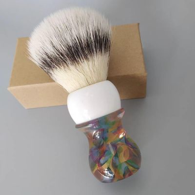 Dscosmetic new bulb shape CN6 synthetic hair knot shaving brush for men (bulb shape knot brush)