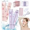 Beauty Bloom Electric Razor, Beauty Bloom 2.0, Beauty Bloom Trimmer, Beauty Bloom Razor for Women, Comfort 2 in 1 Electric Lady Shaver for Wet & Dry Use (Pink+Purple) view 1