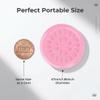 20 Pcs False Lash Glue Holder Disposable Eyelash Extension Trays Plastic Eyelash Extension Glue Pallet Pad for Salon and DIY Lash Kits (Pink) view 2