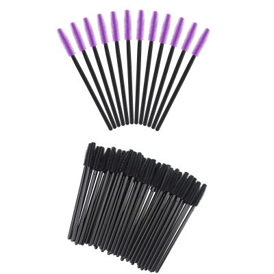 150PCS Eyelash Brushes, Silicone Soft Mascara Wands, Disposable Mascara Brush, Cosmetic Eyelash Extension Applicators Professional Makeup Tool Set