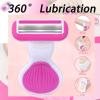 2025 New Travel Razors for Women Travel Size Toiletries for Women Skin-Adaptive Design Complete with 1 Replacement Head and Portable Case,Travel Shaver Perfect for Armpits,Arms,Bikini Area,and Legs view 3