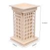 104-Hole Wooden Essential Oil Display Rack, 8 Tiers Rotating Pine Organizer for Home, Beauty Salon, Perfume Store, Hold 5ml & 15ml Bottles, Space-Saving Countertop Holder, Easy Access, 9.44*15.74in view 2