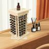 104-Hole Wooden Essential Oil Display Rack, 8 Tiers Rotating Pine Organizer for Home, Beauty Salon, Perfume Store, Hold 5ml & 15ml Bottles, Space-Saving Countertop Holder, Easy Access, 9.44*15.74in view 3