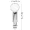 Magnified Steel Nail Clippers for Seniors Fingernail Toenail view 2