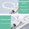 Magnified Steel Nail Clippers for Seniors Fingernail Toenail view 3