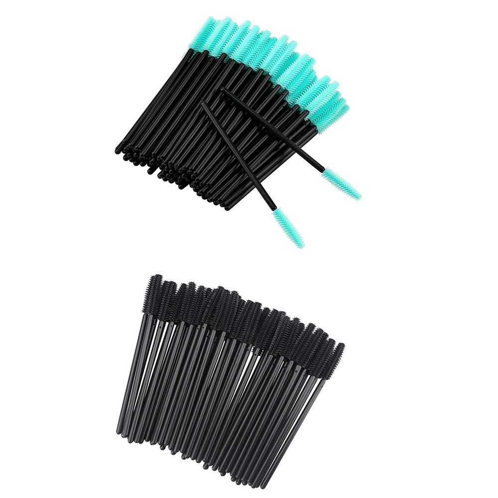 200PCS Silicone Eyelash Brushes Mascara Brushes Wands Applicator Makeup Kits for Makeup, Personal Care and Eyelash Extensions