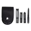 4Pcs/Set Nail Clippers Stainless Steel Anti Splash Fingernail Cutter Manicure Tools Nail Trimmer Pedicure Scissor view 1