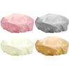 Aislor Double Layers Waterproof Shower Caps Lightweight Shower Hair Cap Hair Bath Hat for Women Champagne&Ivory&Gray&Pink One Size view 1
