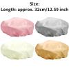 Aislor Double Layers Waterproof Shower Caps Lightweight Shower Hair Cap Hair Bath Hat for Women Champagne&Ivory&Gray&Pink One Size view 2