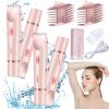 Beauty Bloom Electric Razor, Beauty Bloom 2.0, Beauty Bloom Trimmer, Beauty Bloom Razor for Women, Comfort 2 in 1 Electric Lady Shaver for Wet & Dry Use (Pink*2) view 1