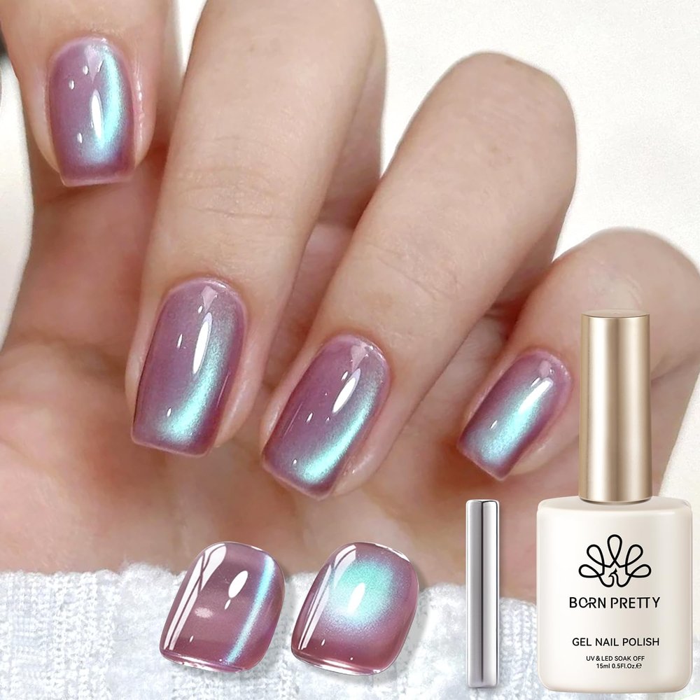 BORN PRETTY Hyacinth Purple Cat Magnetic Eye Gel Polish Jelly Gel Polish