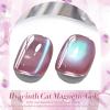 BORN PRETTY Hyacinth Purple Cat Magnetic Eye Gel Polish Jelly Gel Polish view 2
