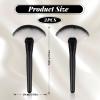 2 PCS Fluffy Fan Makeup Brush for Facials Face Soft Bristle Highlighting Blush Esthetician Large Fan Brush for Cosmetics Loose Powder Highlighting Blush view 2