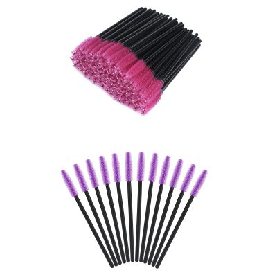 200PCS Disposable Eyelash Brushes, Mascara Wands Applicator Makeup Kits, Eyelash Spoolies Brushes for Eyelash Extensions and Eyebrows