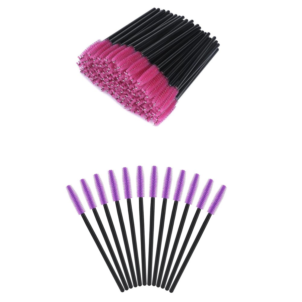 200PCS Disposable Eyelash Brushes, Mascara Wands Applicator Makeup Kits, Eyelash Spoolies Brushes for Eyelash Extensions and Eyebrows