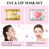30 Pcs Lip Masks & Under Eye Masks, 24K Gold Gel Crystal Collagen Under Eye Patches for Puffy Eyes and Dark Circles, Effectively Moisturizing the Lip & Eye Skin, Reducing Wrinkles & Fine Lines view 4