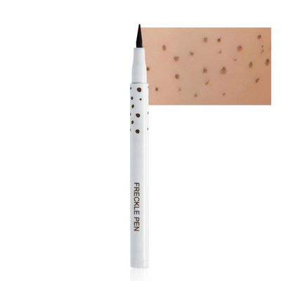 DekRion Freckle Pen, Long-Lasting Quick-Dry Pencil Natural Lifelike Water-proof Freckle Makeup Easy Like-real Makeup Pen (Dark Brown)