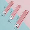 4Pcs/Set Nail Clipper with Catcher Stainless Steel Nail Cutting Machine Nail Trimmer Toe Nail Scissors Clip Catcher Tools view 2