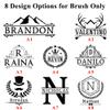 Personalized Name Beard Comb & Beard Brush Set for Men - w/Velvet Travel Pouch and Gift Box view 3