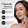 Elir Korean Firming Eye Cream - Instant Lift and Tightening Treatment - Arginine/Lysine Peptides + Ceramide - Reduces Fine Lines, Wrinkles, Under-Eye Bags - Lightweight, Works Under Makeup - 15ml view 4