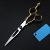 JDXQBLD Hair Cutting Scissors, 6 Inch Professional Japan 440C 9Cr Gold Crown Hair Scissors Cutting Barber Haircut Thinning Shears Hairdressing Scissors Hair Cutting Tools view 3