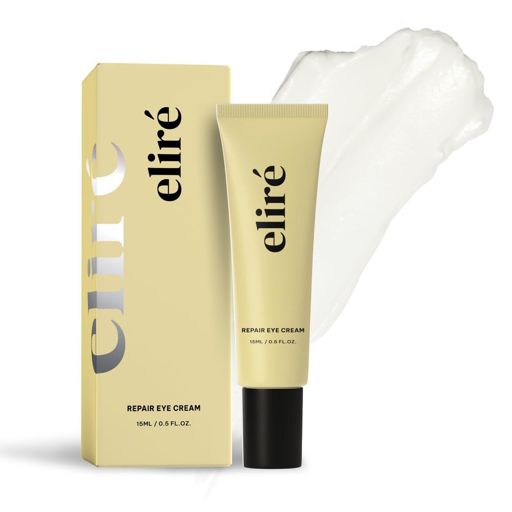 Korean Repair Eye Cream - Restores and Strengthens Delicate Under-Eye Skin - With Ceramides and Caffeine - Reduces Fine Lines, Wrinkles and Puffiness - Fast-Absorbing - Dermatologist-Tested - 15ml