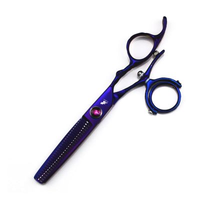 6.0" Swivel Thumb Hair Cutting Shears Hairdressinghaircutting Scissors 720 Degree Rotating Thumb Shears Swivel Thumb Scissor Flying Shears Hair Cutting Shears