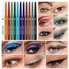 12 Colors Shimmer Eyeliner Pen Set, Waterproof, Long-Lasting, Glitter Eyeliner for Bold Eye Makeup, Metallic Glitter Finish, Eye Liner For Older Women, lapiz de ojos delineador de ojos contra el agua view 2