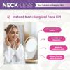 NECK-LESS Professional Face LIft Strips - Neck Tape - Medical-Grade Instant Jawline Enhancement Tape, 10-Hour Waterproof Support, Invisible, Non-Surgical Face and Neck Lift Solution (25 Strips) view 2
