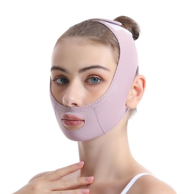 Anti-Snoring Chin Support for Better SleepFace Lifting Strap for Sleeping & Snoring Relief, Chin Strap for Double Chin Reduction & Jawline Contouring, Adjustable Breathable V-Line Shaping Belt