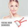 FOMIYES Portable Facial Hair Remover Tool Convenient Spring Epilator for Women for Lip Cheek and Chin Hair Removal Lightweight and Easy to Use Go view 3