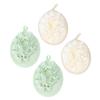 Veemoon 4pcs Soft Bath Exfoliating Shower Poufs for Gentle Skin Cleansing Bubble Maker Bath Accessories for Shower Gel Wash view 1