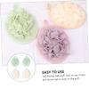 Veemoon 4pcs Soft Bath Exfoliating Shower Poufs for Gentle Skin Cleansing Bubble Maker Bath Accessories for Shower Gel Wash view 2