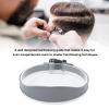 NOENNULL Adjustable Hair TrimmingGuide, Neckline Shaving Template, Silicone Curved Self Hair Cutting System Hairline Shaping Tools, Haircut Accessories for Men (Gray) view 3