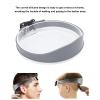 NOENNULL Adjustable Hair TrimmingGuide, Neckline Shaving Template, Silicone Curved Self Hair Cutting System Hairline Shaping Tools, Haircut Accessories for Men (Gray) view 4