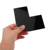 Garneck 3pcs Beard Shaping Template Tool for Precision Hairline Beard Styling Card Compact Lightweight Reusable Haircut Guide for Barbers Home Grooming view 2
