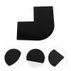 Garneck 3pcs Beard Shaping Template Tool for Precision Hairline Beard Styling Card Compact Lightweight Reusable Haircut Guide for Barbers Home Grooming view 3