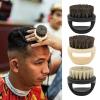 Boar Bristle Beard Brush - Beard Man Brush, Beard Grooming Brush | Natural Boar Bristle, Wooden Handle Beard Styling Tool, Men's Facial Hair Care Accessory, Distributes Oils Evenly Strengthens Beard view 2