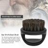 Boar Bristle Beard Brush - Beard Man Brush, Beard Grooming Brush | Natural Boar Bristle, Wooden Handle Beard Styling Tool, Men's Facial Hair Care Accessory, Distributes Oils Evenly Strengthens Beard view 4