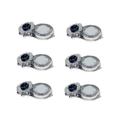 6Pcs SH50 Shaving Head Cutter HeadReplace The Shaving Head,Compatible for Philips, S5570 S5560 S5380 S5370 S5230 S5210 S5091 S5130 Razor Replacement Blade