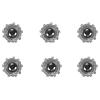 6Pcs SH50/52 Replacement Heads,Replace The Shaving Head,Compatible for Philips Norelco 5000 Series Electric Shavers,S5370,S5660,S5590,S5290 Blades Heads view 3