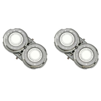 2X Stainless Steel Universal Razor Blades Shaving Heads with ABS Mount Holder Kit Replace The Shaving Head,Compatible for Philips PQ182 PQ183 PQ206